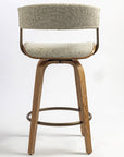 Doja Wooden Swivel Counter Chair