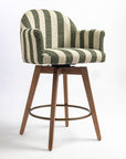 Perri Wooden Swivel Counter Chair