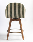 Perri Wooden Swivel Counter Chair