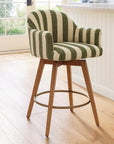 Perri Wooden Swivel Counter Chair