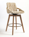 Suki Wooden Swivel Counter Chair