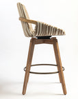 Suki Wooden Swivel Counter Chair