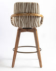 Suki Wooden Swivel Counter Chair