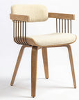 Blonde Wooden Dining Chair