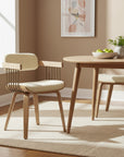 Blonde Wooden Dining Chair