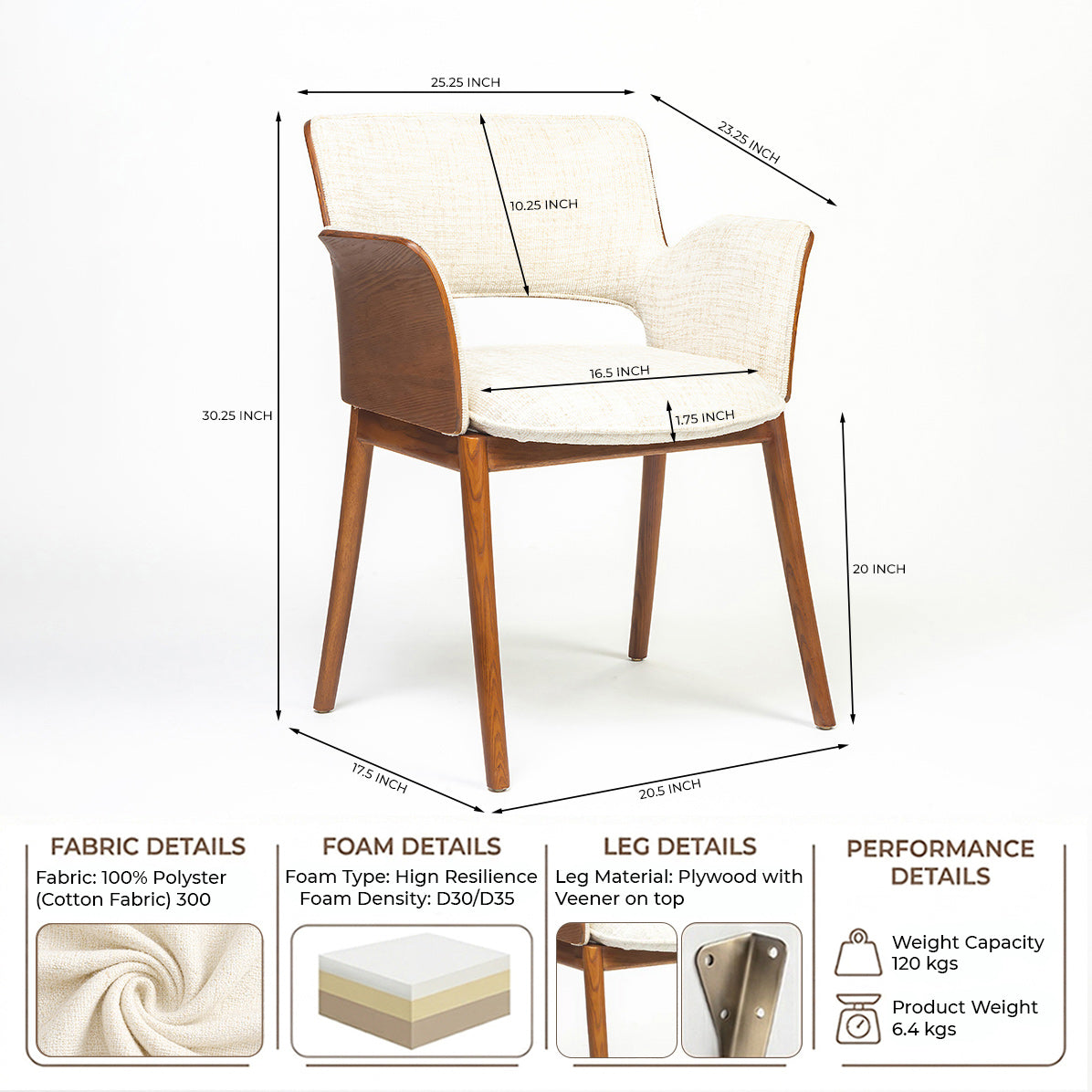 Mulho Plywood Dining Chair