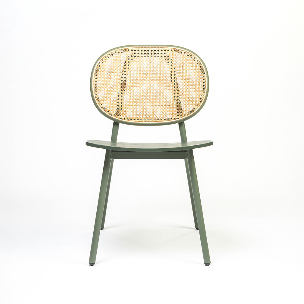 Mantis Plywood Semi Outdoor Dining Chair with Metal