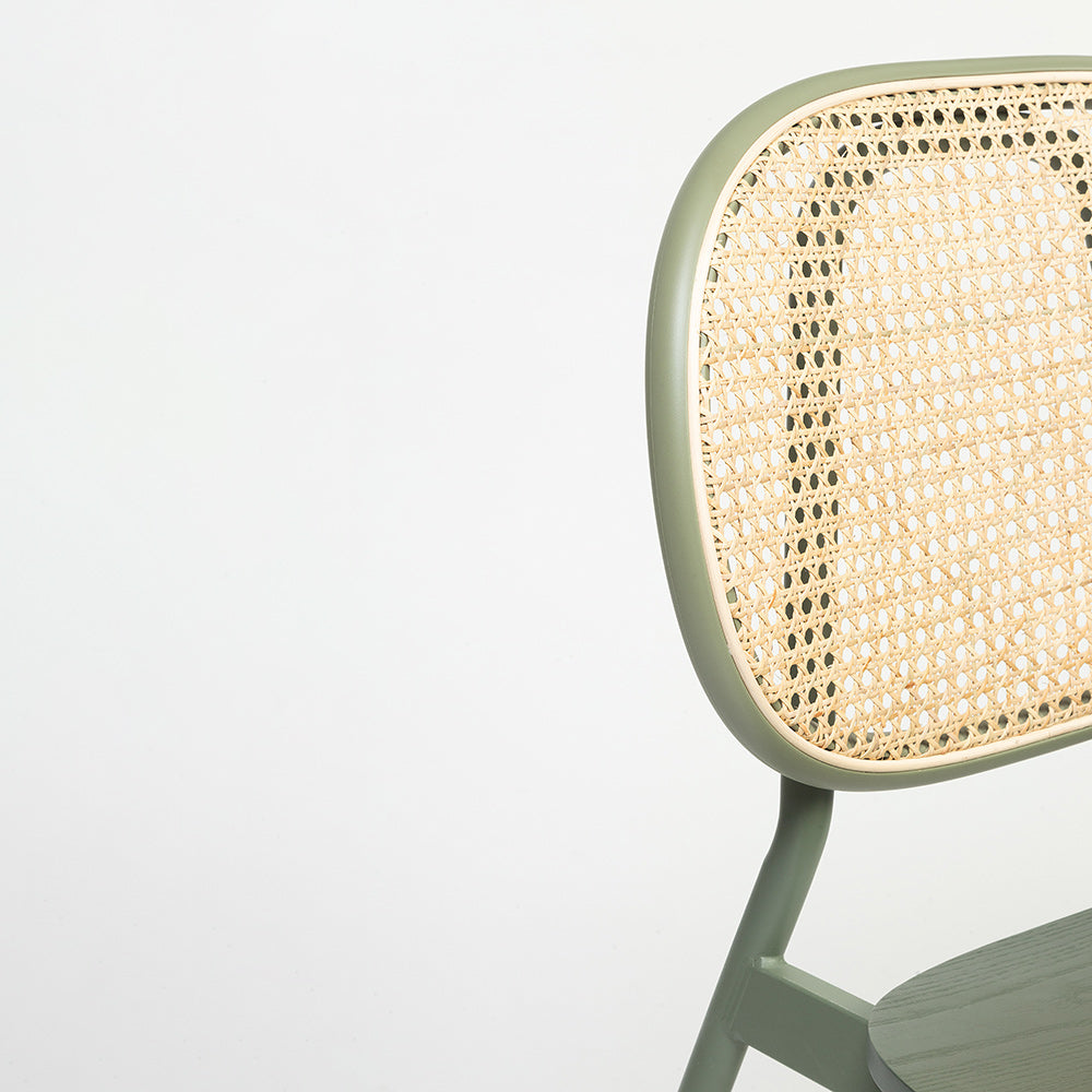 Mantis Plywood Semi Outdoor Dining Chair with Metal