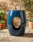 Virgo Ceramic Garden Stool