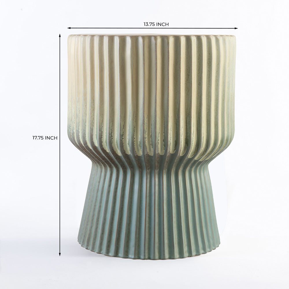 Pisces Ceramic Garden Stool