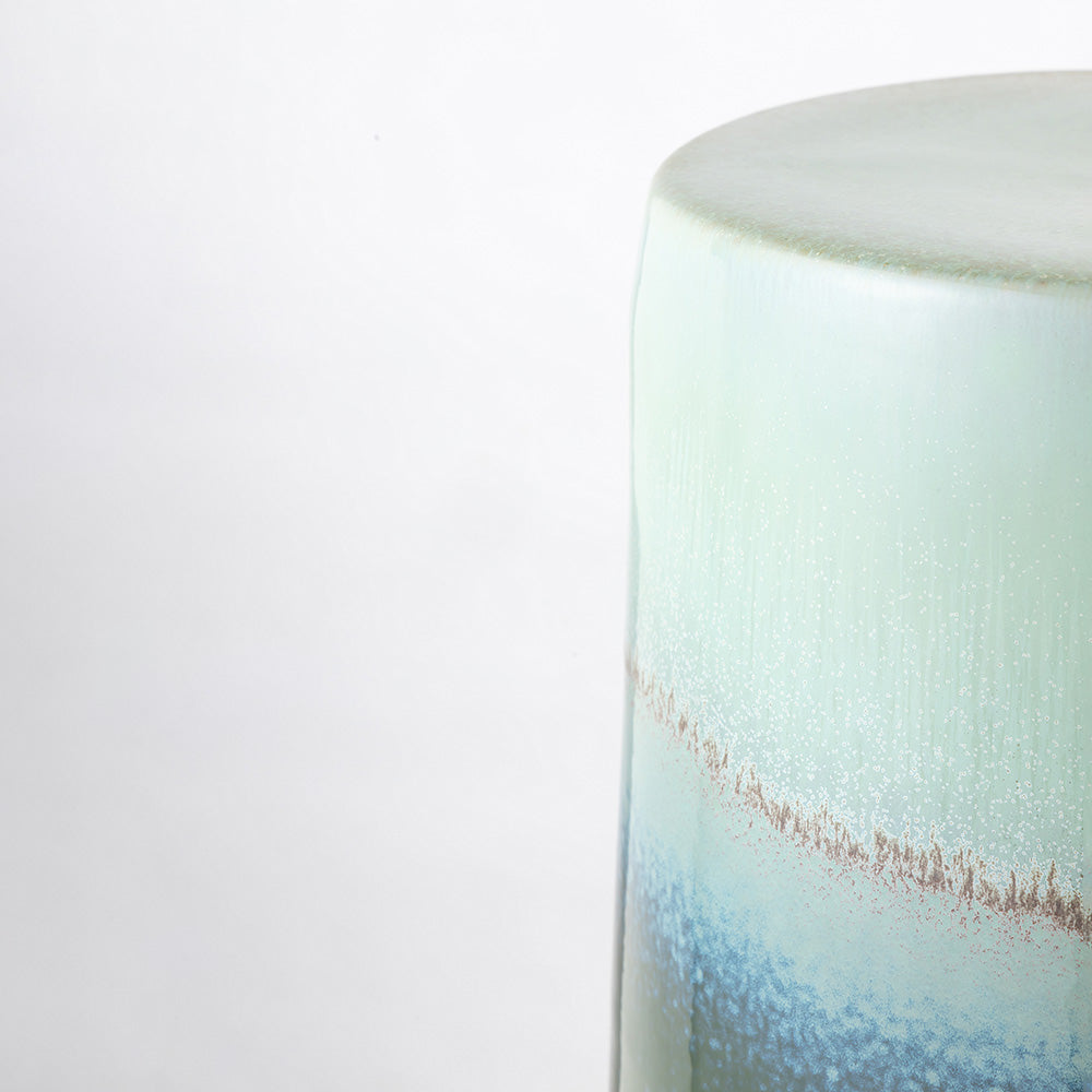 Bleach Ceramic Garden Stool
