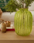 Evergreen Glass Vase
