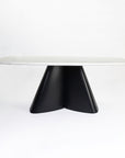 Chrome Marbel 8 Seater Dining Table with Iron - Black