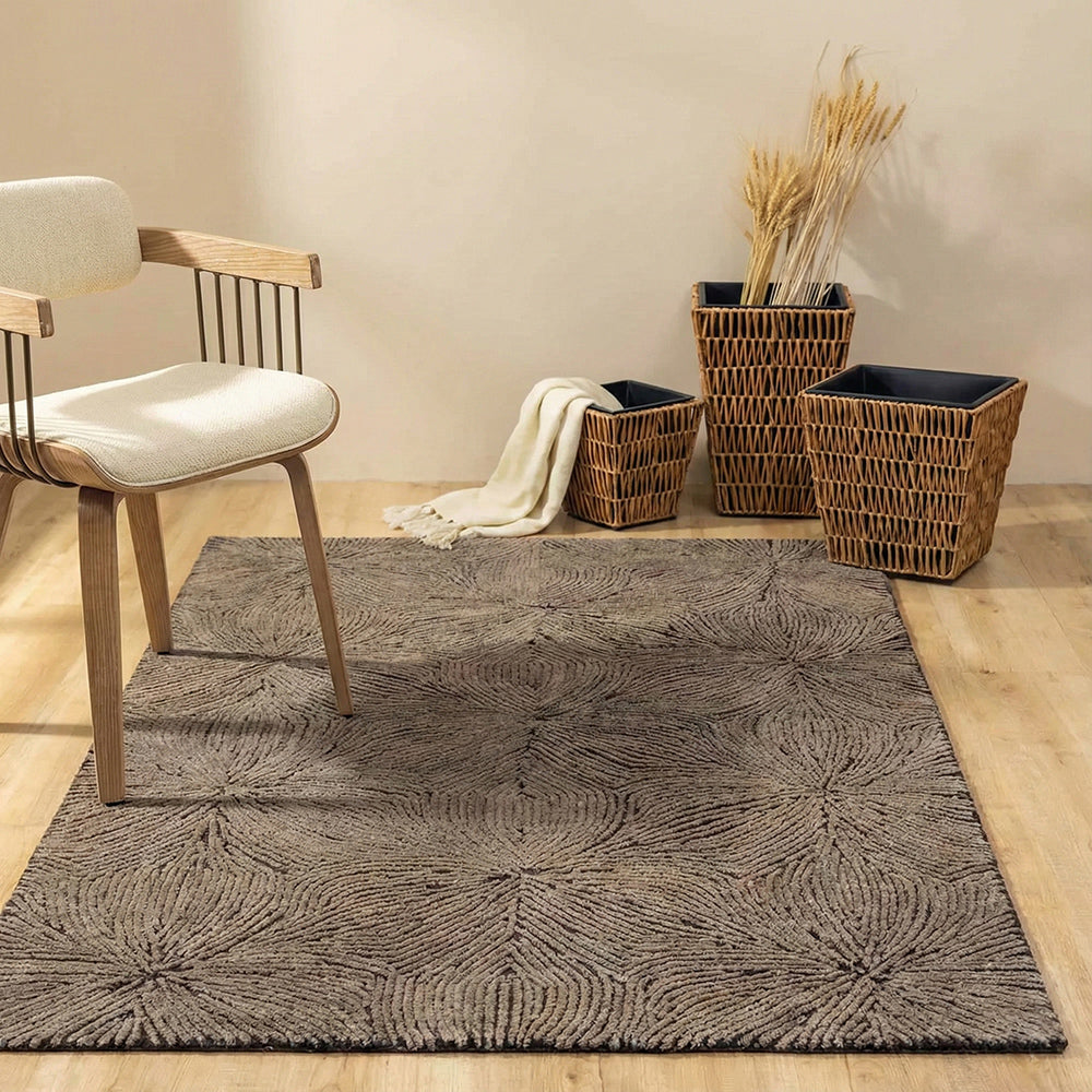 Pebble Bloom Textured Rug