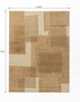 Sandstone Blocks Hand-Tufted Rug