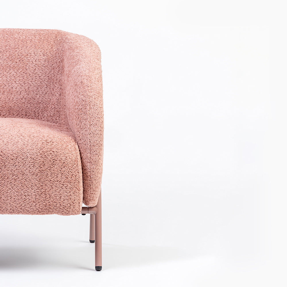Sunbeam Lounge Chair - Rose brown