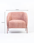 Sunbeam Lounge Chair - Rose Brown
