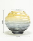 Dynaris Edge Glass Vase Set of 3