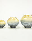 Dynaris Edge Glass Vase Set of 3