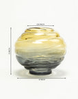 Dynaris Edge Glass Vase Set of 3