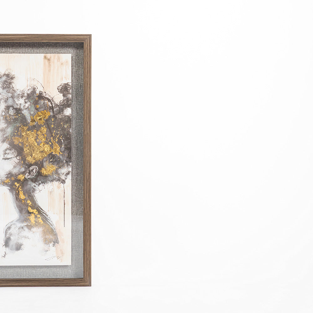 Woman of the Wild Hue Wall Painting