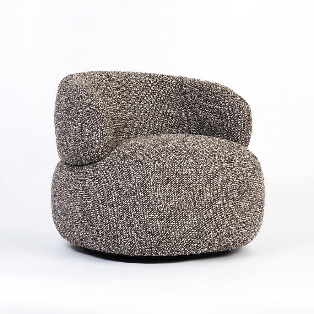 Velmora Erika Swivel Sofa - Taupe