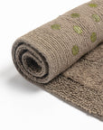 Rosavyn Bloom Bath Mat - Brown