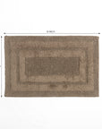 Rosavyn Bloom Bath Mat - Brown