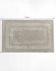 Rosavyn Bloom Bath Mat - Grey