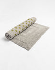Rosavyn Bloom Bath Mat - Grey
