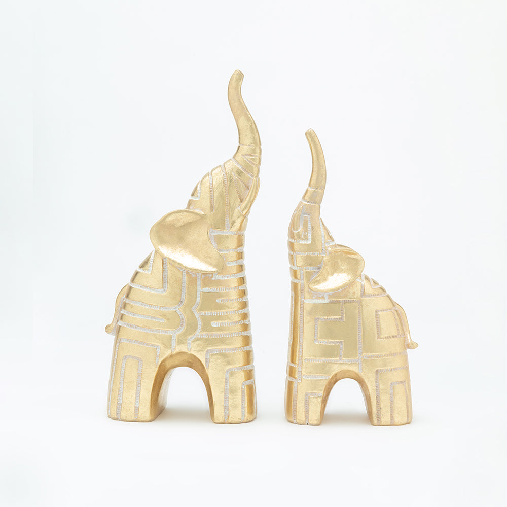 Ionvanta Troy Elephant Statue - Big Small