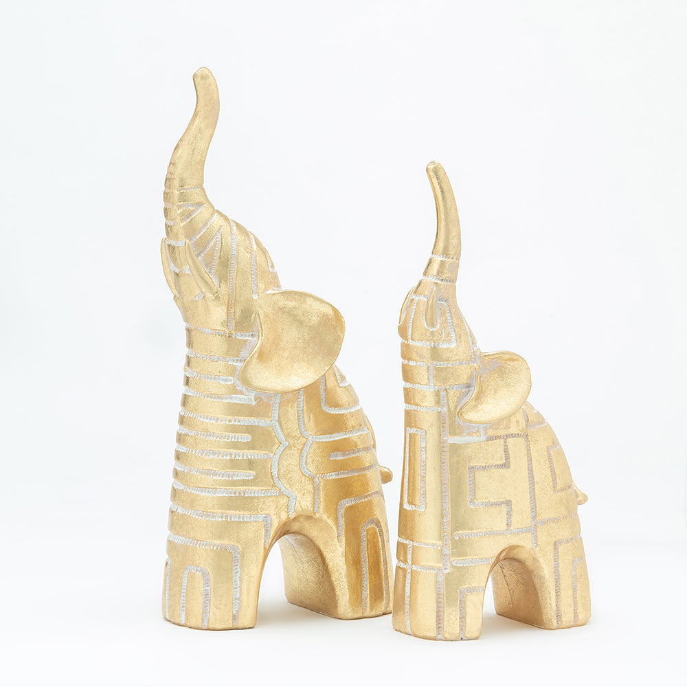 Ionvanta Troy Elephant Statue - Big Small