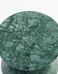 Mantis Green Marble Accent Table
