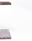 Shad Red Marble Accent Table