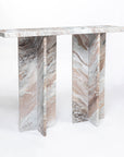 Guapo Butterscotch Marble Console Table