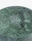 Troye Green Marble Accent Table