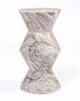 Murd Butterscotch Marble Accent Table