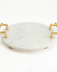 Marble Sylvan Handcrafted Aluminium Tray