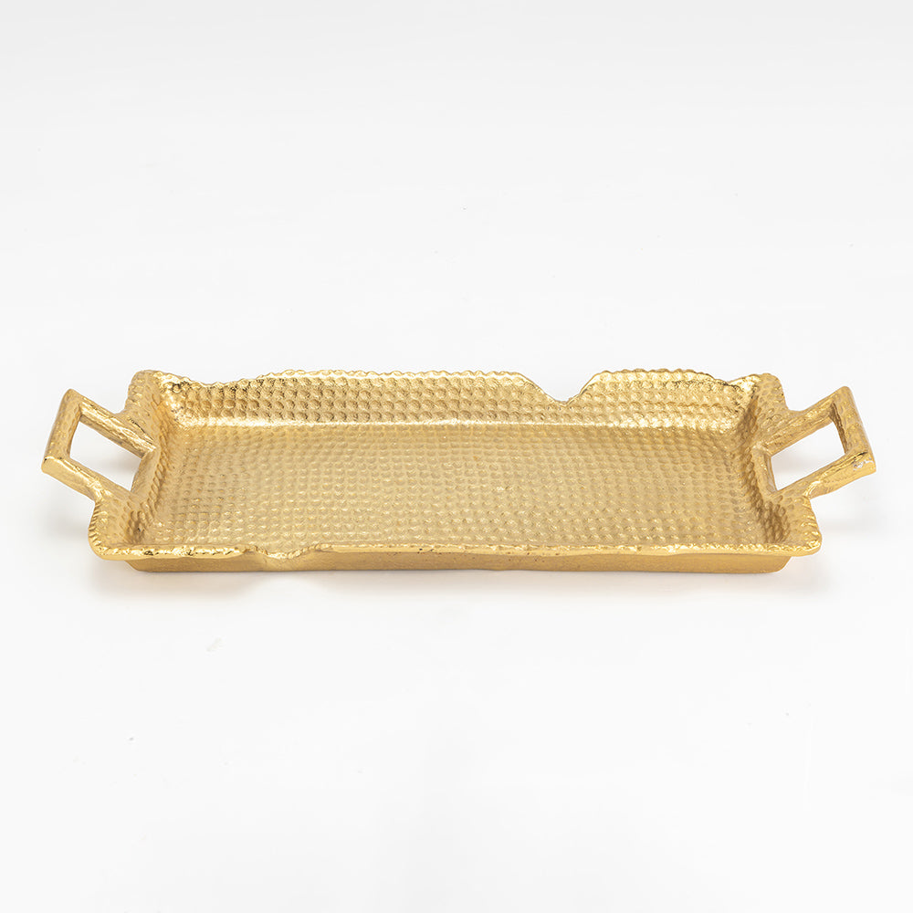 Lovine Handcrafted Aluminium Tray