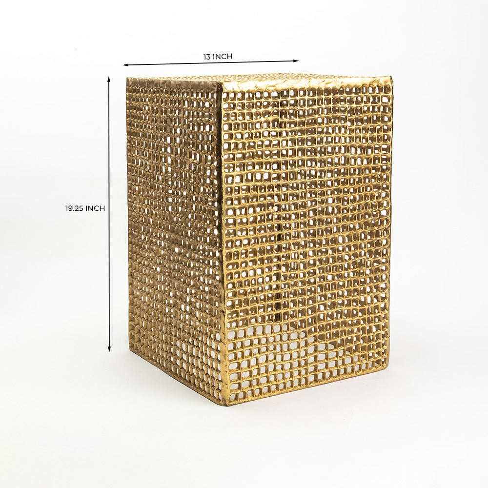 Ben Handcrafted Aluminium Accent Table