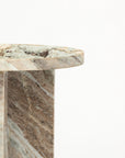 Crescent Vein Marble Accent Table