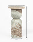 Sawar Marble Musik Accent Table