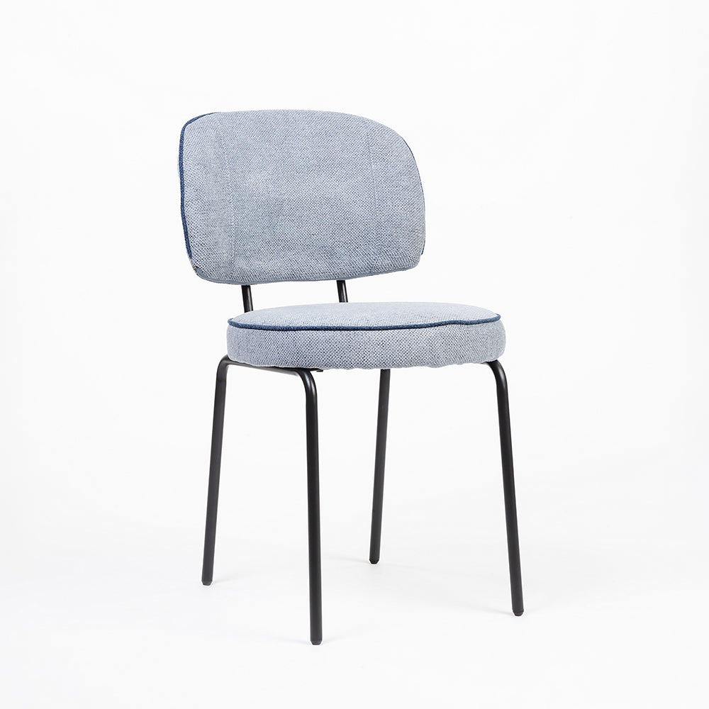 Cotton Relae Dining Chair with Metal