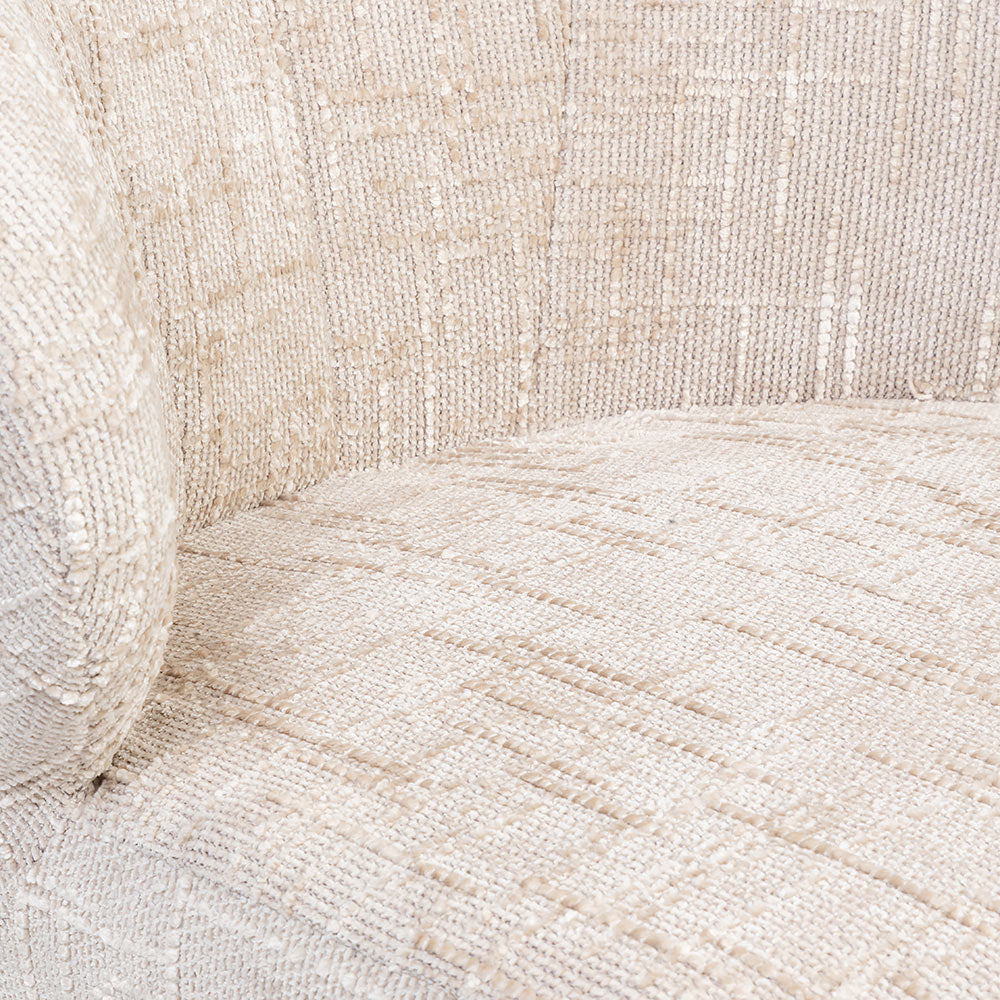 Boucle Vershe Dining Chair with Metal
