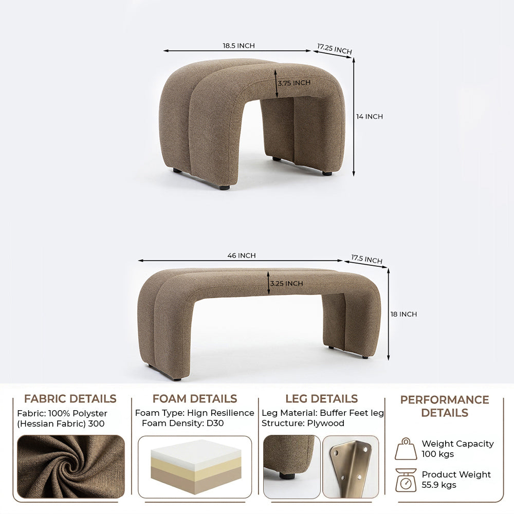 Phew Hessian Bench