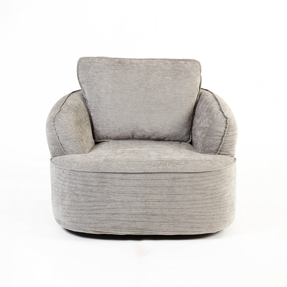 Lithe Swivel Boucle Chair