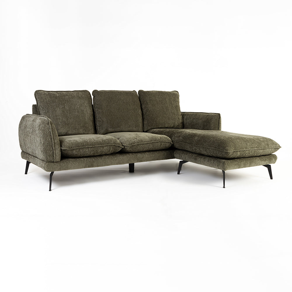 Tonite Reversible Velvet 3 Seater Sofa