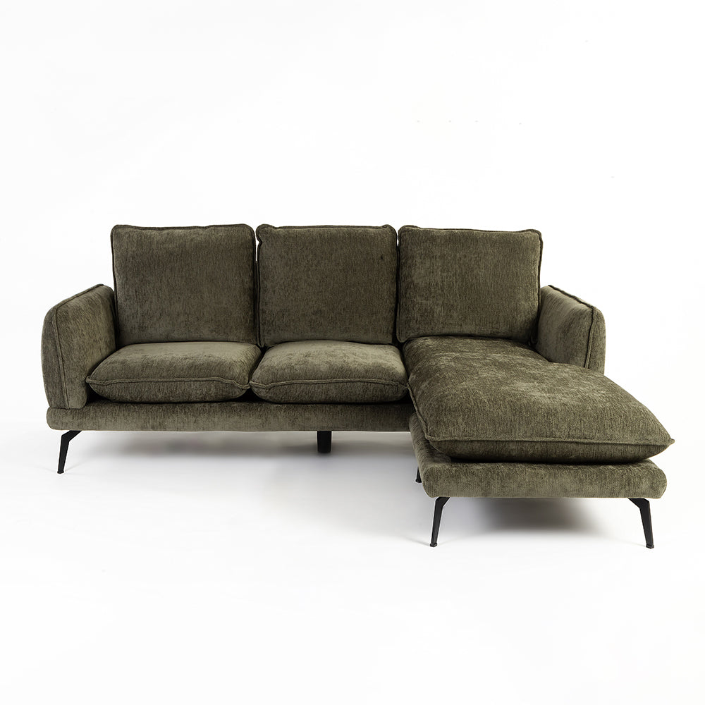Tonite Reversible Velvet 3 Seater Sofa