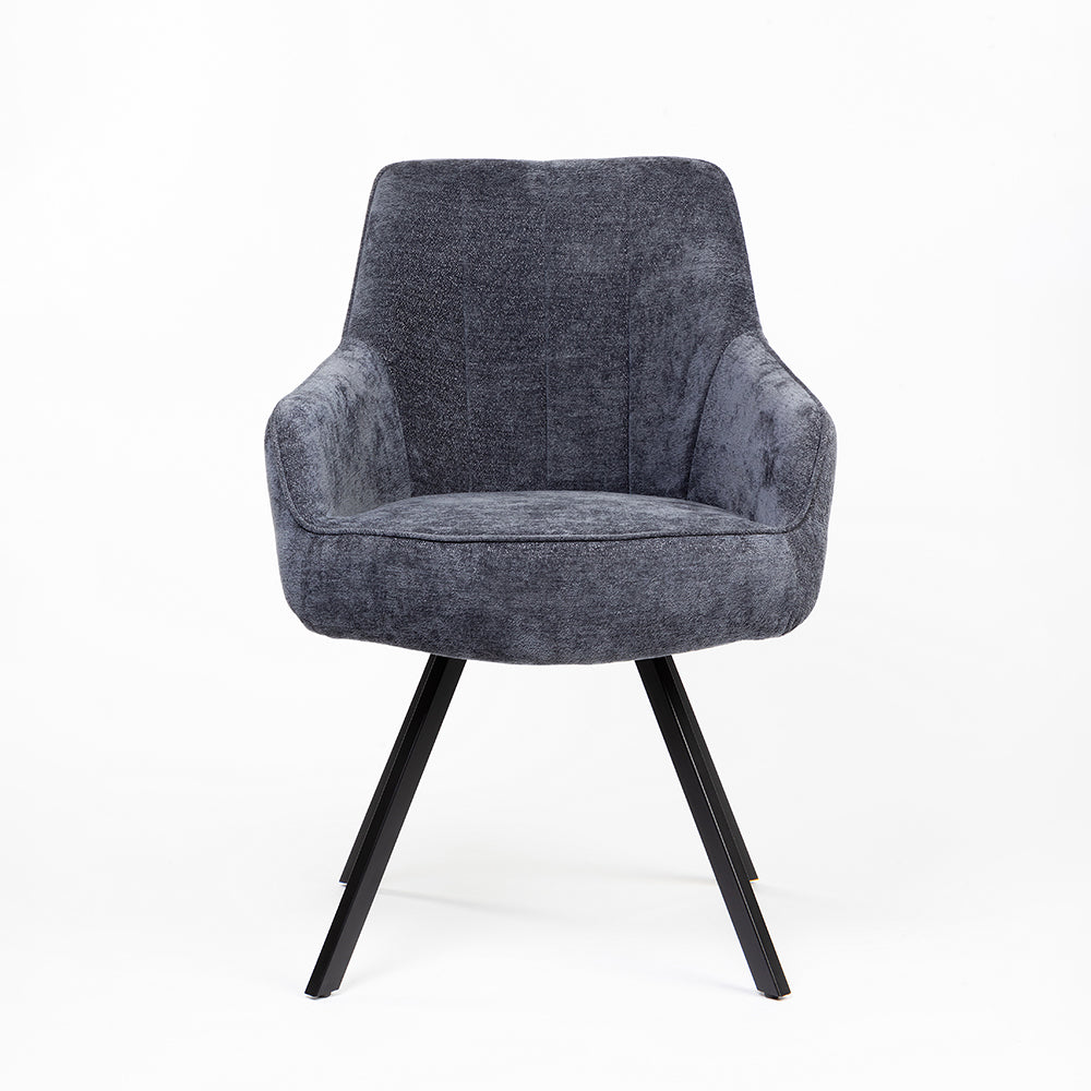 Koda Boucle Dining Chair with Metal