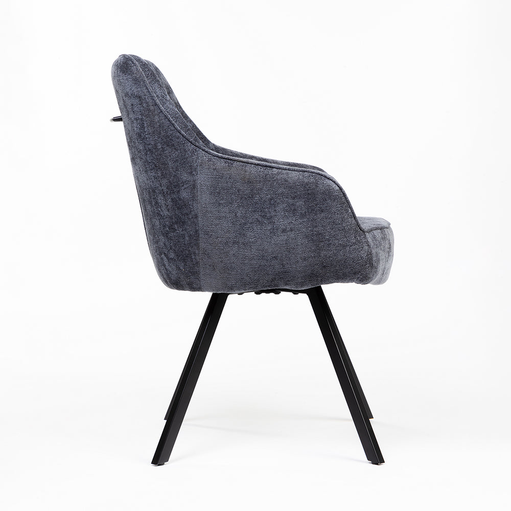 Koda Boucle Dining Chair with Metal